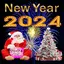 Happy New Year Stickers 2024. 1.3