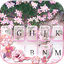 Pink Floral Wall Keyboard Them 1.0