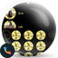 Theme Dialer Metal Gold 350