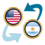 US Dollar to Argentine Peso 6.0