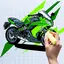 Cool Motorcycle Coloring Book 1.7