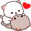 Mochi Cat Animated Stickers