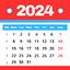 Calendar 2024 in English 2.0.4