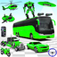 Police Bus Robot Car Game 3d 2.5